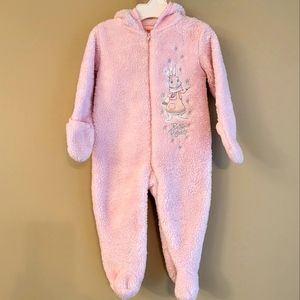 Peter Rabbit plush bunting suit